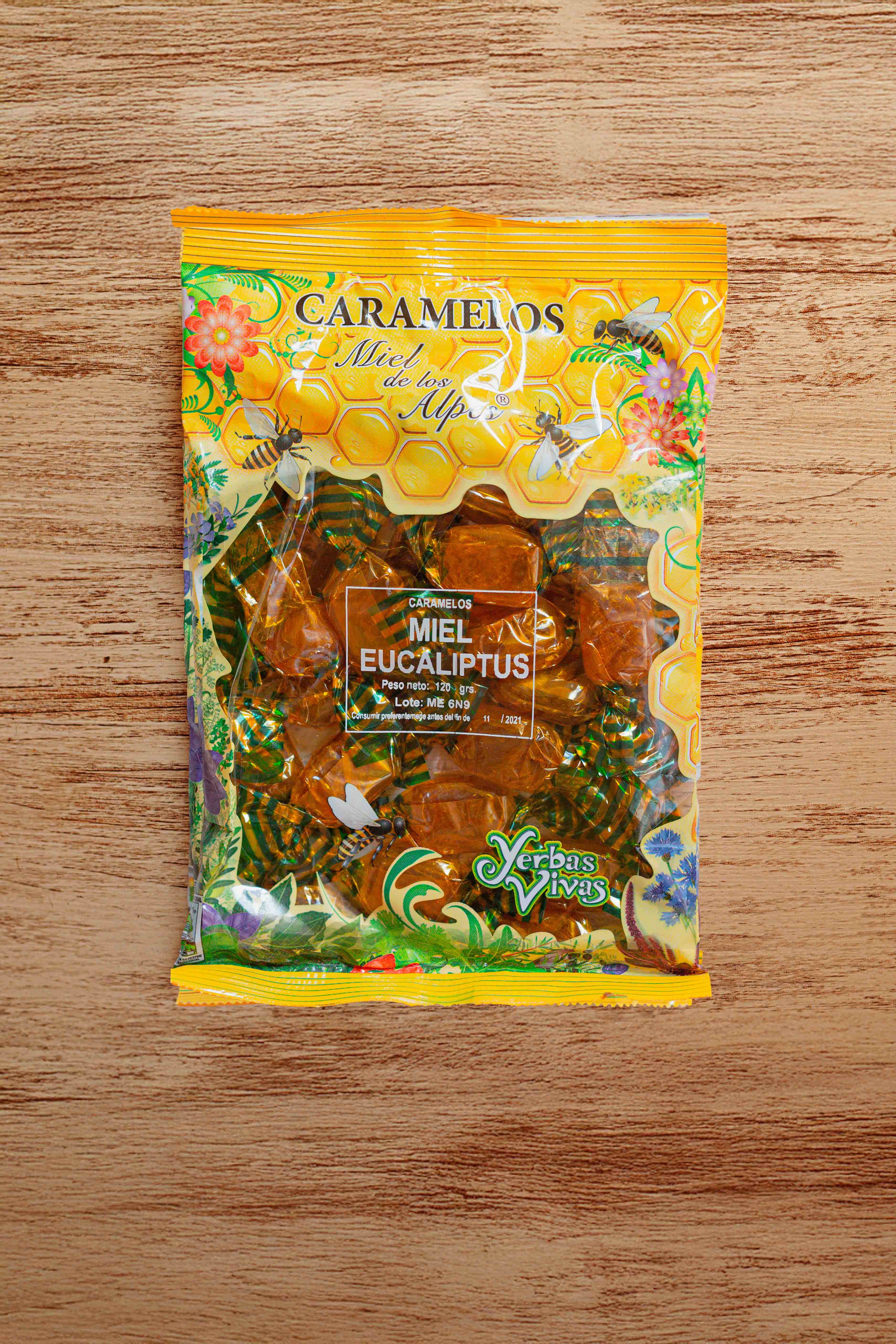 Caramelos Miel Eucalipto