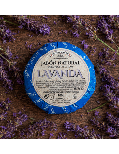 Jabón Redondo Lavanda