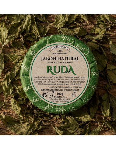 Jabón redondo Ruda