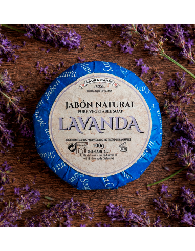 Jabón Redondo Lavanda